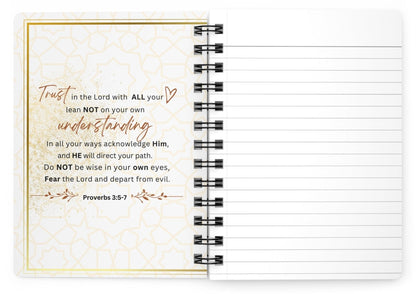 Golden Grace Journal | Prov 3:5-7 Paper products