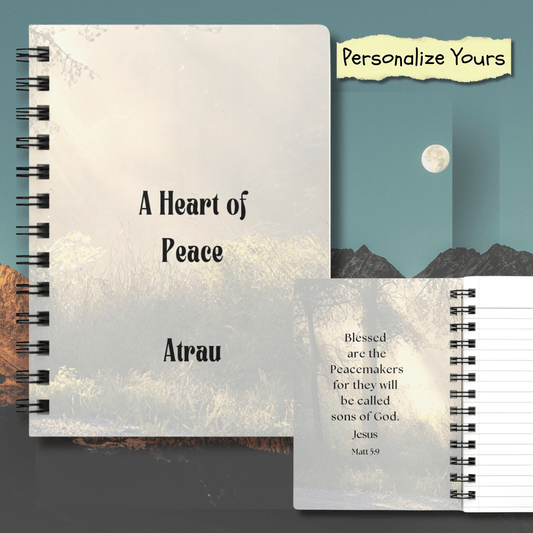 Heart of Peace Journal | Matt 5:9 Paper products