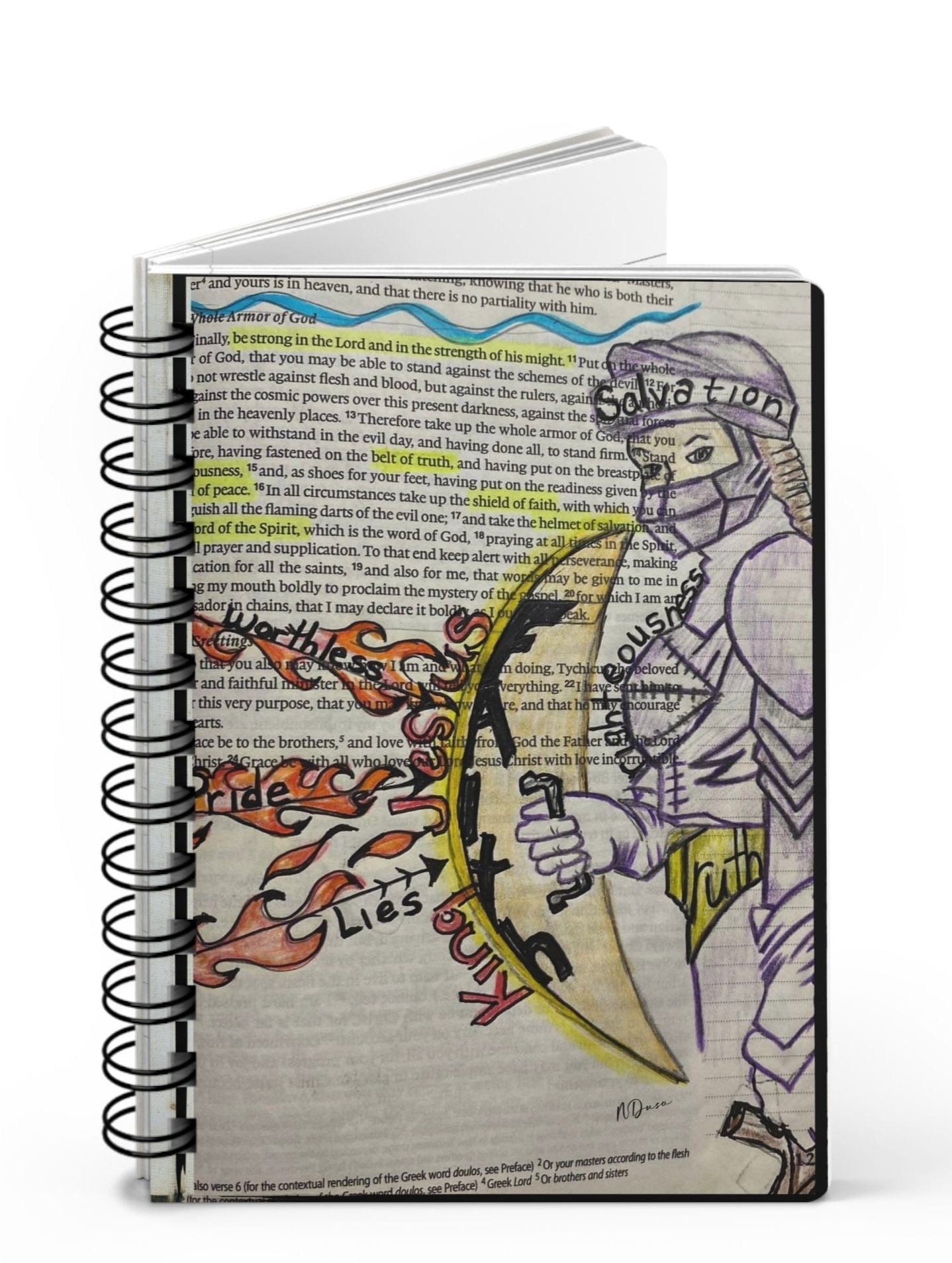 Shielded in Faith Journal Paper products